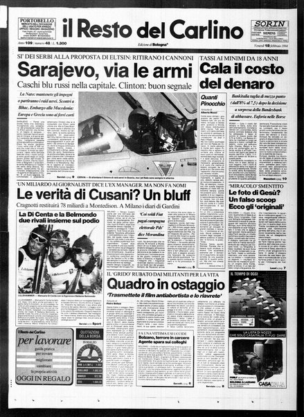 Il Resto del Carlino : giornale dell'Emilia